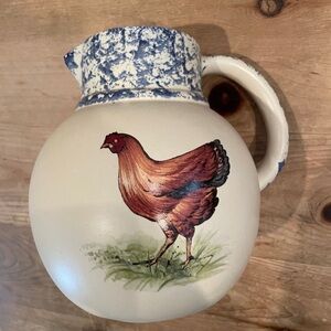 EUC Studio Nova Farmhouse Rooster Pitcher